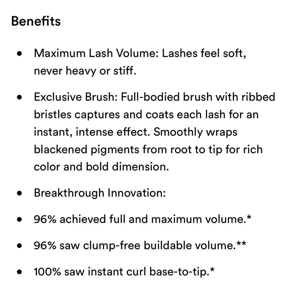 FREE💝 NARS Climax Mascara BLACK Volumizing Lifting 👁️ NEW